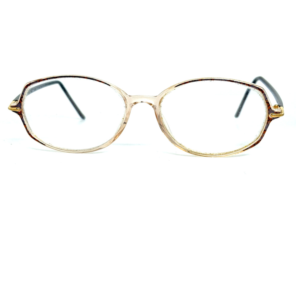 Silhouette SPX M1899 /25 6057 Clear Brown Gold Eyeglasses Frame 53-15‎ H19016